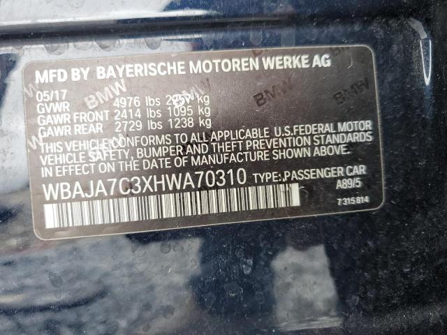 2017 BMW 530 XI - WBAJA7C3XHWA70310