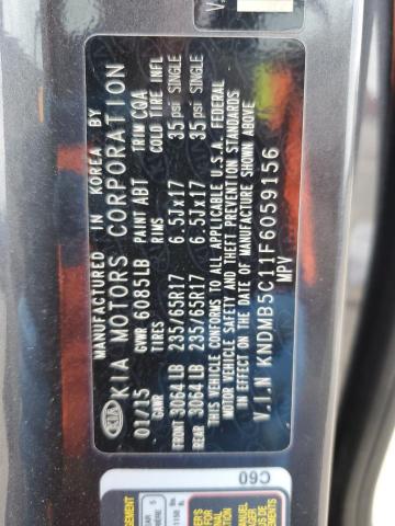 2015 KIA SEDONA LX KNDMB5C11F6059156