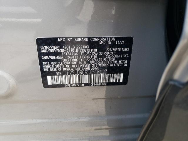 2025 SUBARU FORESTER L JF2SLDRC9SH516027