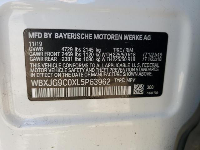 2020 BMW X1 XDRIVE2 - WBXJG9C0XL5P63962
