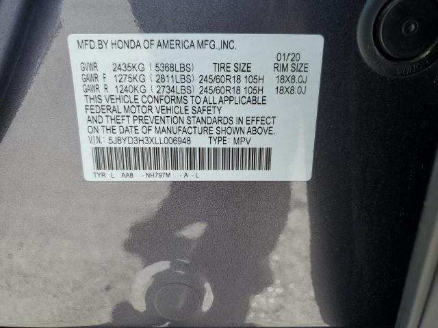 2020 ACURA MDX - 5J8YD3H3XLL006948