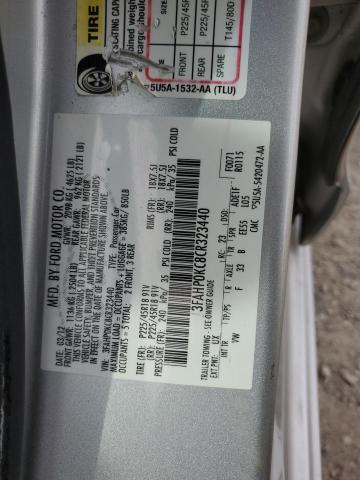 3FAHP0KC8CR323440 2012 FORD FUSION