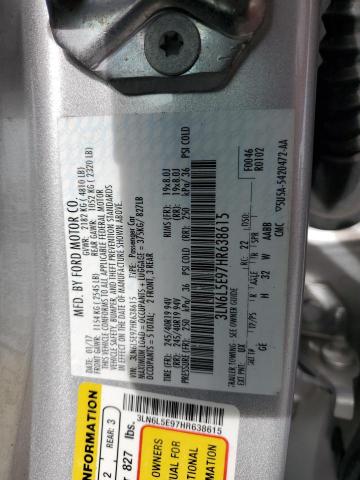 2017 LINCOLN MKZ RESERV - 3LN6L5E97HR638615