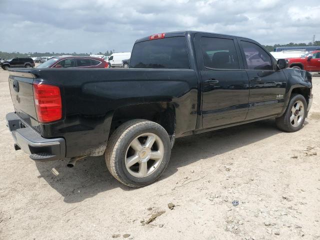 CHEVROLET SILVERADO 2015 black crew pic gas 3GCPCREH1FG220499 photo #4
