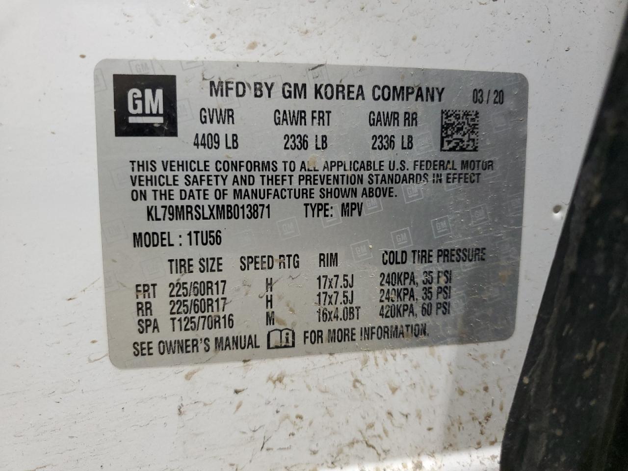 CHEVROLET TRAILBLAZER LT