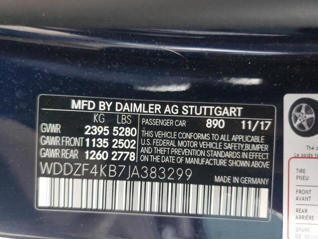 2018 MERCEDES-BENZ E 300 4MAT - WDDZF4KB7JA383299