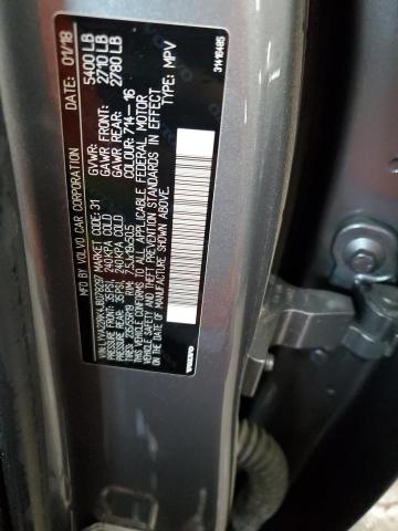2018 VOLVO XC60 T6 LYVA22RK4JB078297