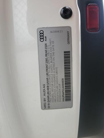 2018 AUDI A5 PREMIUM - WAUPNAF52JA094609