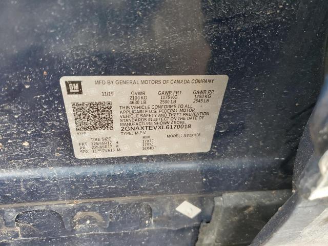 2020 CHEVROLET EQUINOX LT - 2GNAXTEVXL6170018