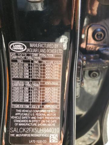 2020 LAND ROVER DISCOVERY - SALCK2FX5LH844010
