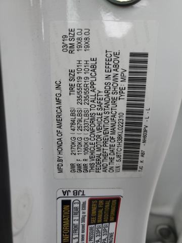 2019 ACURA RDX - 5J8TC1H38KL022310