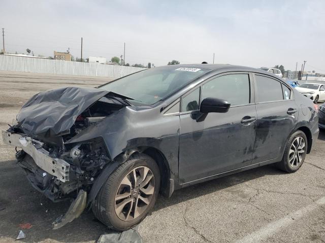 HONDA CIVIC EX 2014 black sedan 4d gas 19XFB2F87EE272637 photo #1