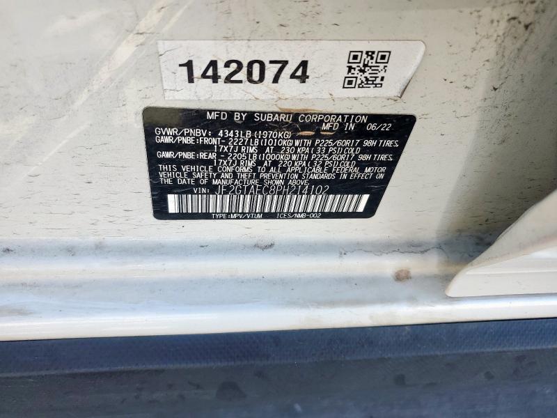 2023 SUBARU CROSSTREK - JF2GTAEC8PH214102