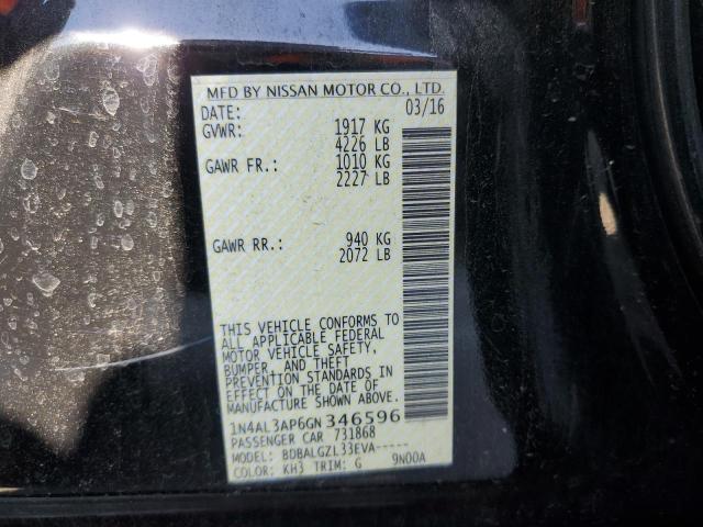 2016 NISSAN ALTIMA 2.5 - 1N4AL3AP6GN346596