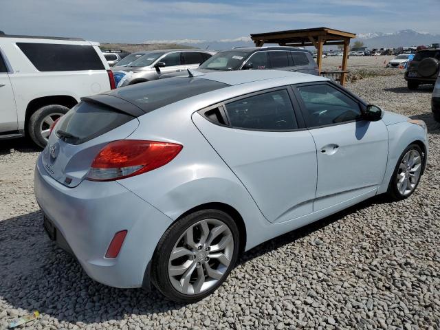 HYUNDAI VELOSTER 2015 silver coupe 3d gas KMHTC6AD2FU218351 photo #4