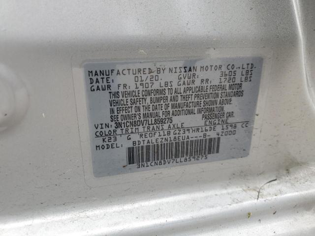 2020 NISSAN VERSA S - 3N1CN8DV7LL859275