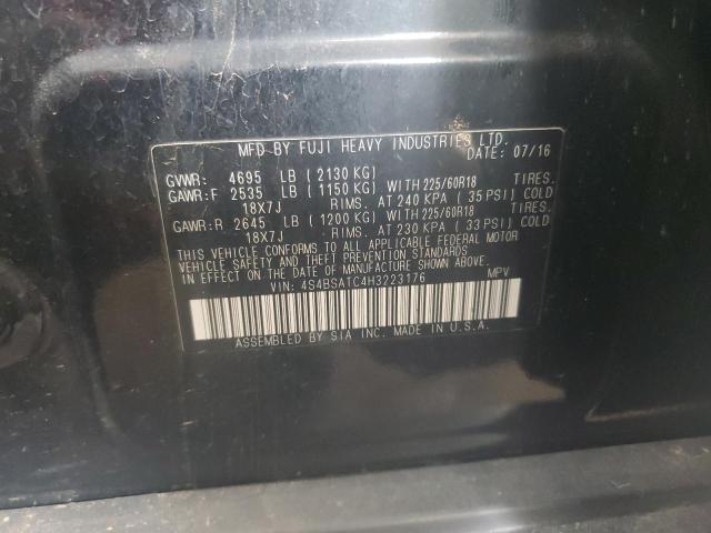 2017 SUBARU OUTBACK TO - 4S4BSATC4H3223176