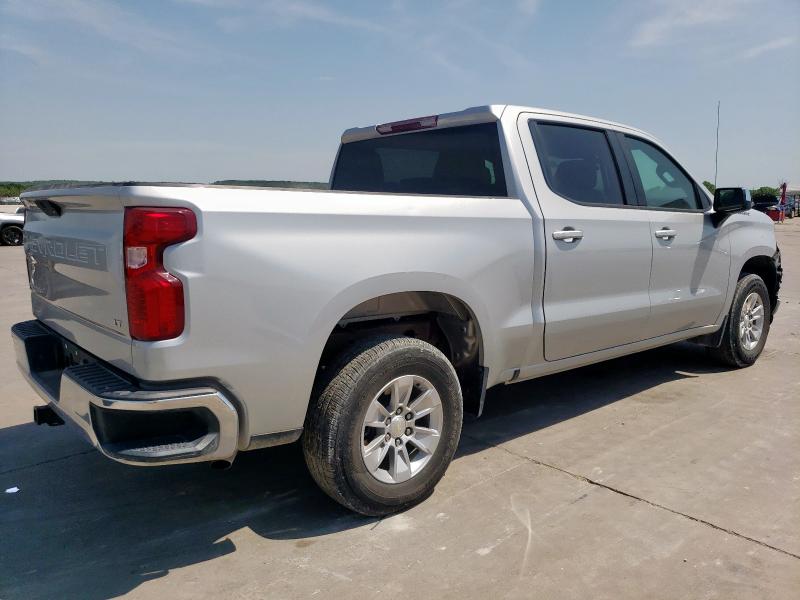 CHEVROLET SILVERADO 2021 silver  Gasoline 1GCPWCED3MZ245290 photo #4