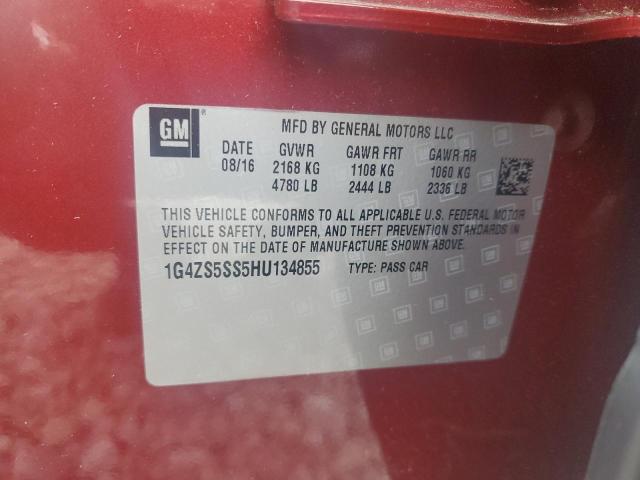 2017 BUICK LACROSSE P 1G4ZS5SS5HU134855