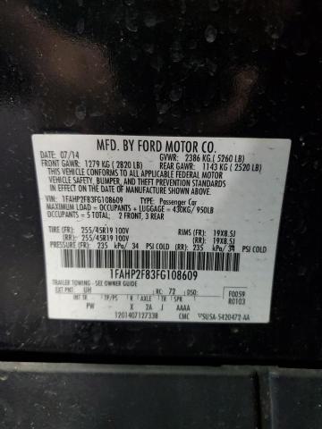 2015 FORD TAURUS LIM - 1FAHP2F83FG108609