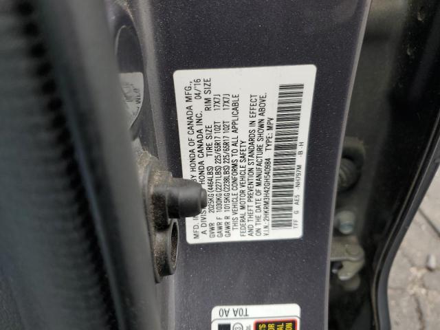 2016 HONDA CR-V SE - 2HKRM3H42GH540984