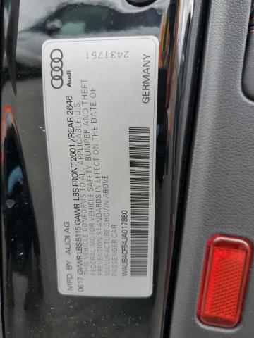 2018 AUDI S5 PREMIUM WAUB4CF54JA017880