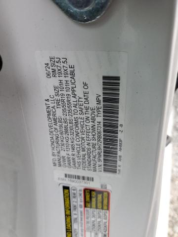 2024 HONDA ODYSSEY SP 5FNRL6H72RB067314