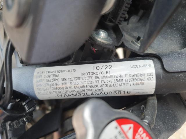 2022 YAMAHA MT07 JYARM32E4NA005916