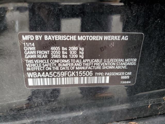 2015 BMW 428 I GRAN - WBA4A5C59FGK15506