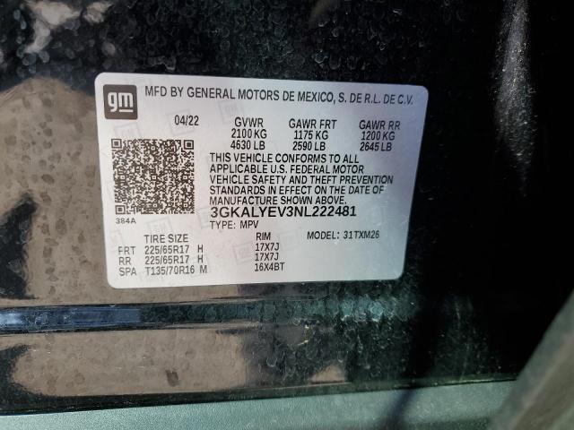2022 GMC TERRAIN AT 3GKALYEV3NL222481
