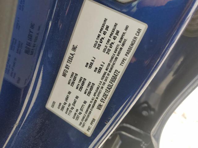 2020 TESLA MODEL 3 - 5YJ3E1EA3LF658472