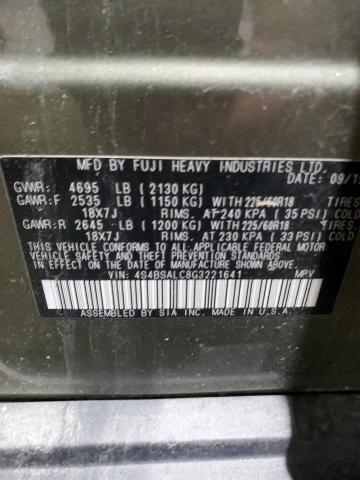 2016 SUBARU OUTBACK 2. - 4S4BSALC8G3221641