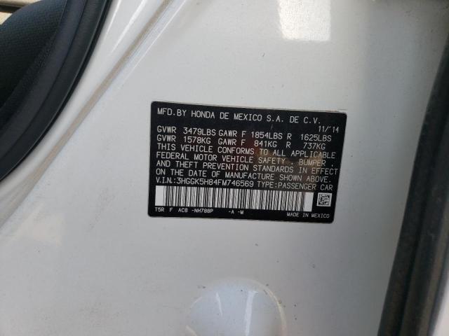 2015 HONDA FIT EX - 3HGGK5H84FM746569