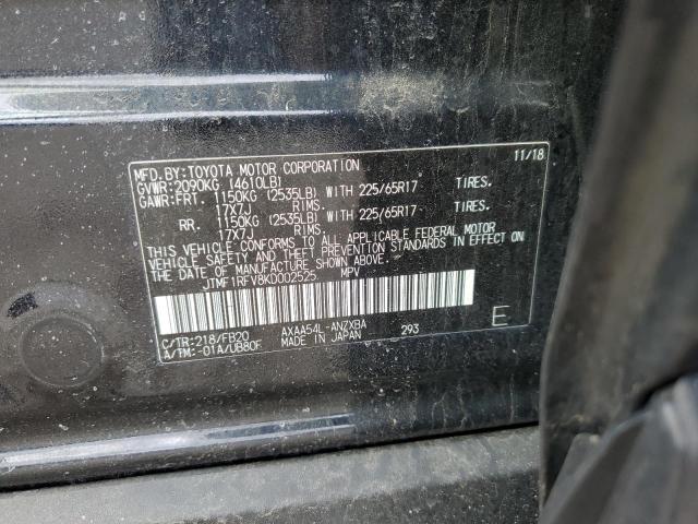 2019 TOYOTA RAV4 LE - JTMF1RFV8KD002525