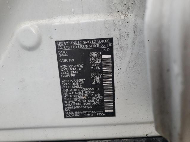 2019 NISSAN ROGUE S - KNMAT2MT8KP541030