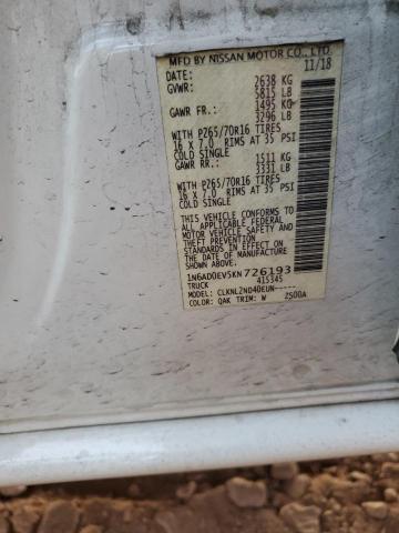 2019 NISSAN FRONTIER S 1N6AD0EV5KN726193