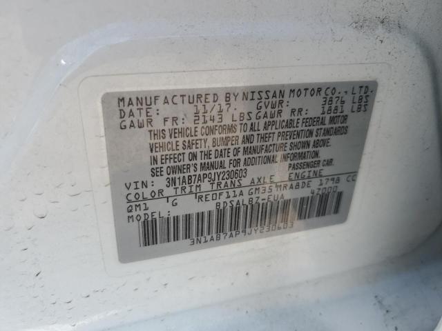 2018 NISSAN SENTRA S - 3N1AB7AP9JY230603
