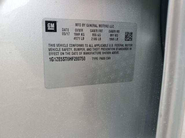 2017 CHEVROLET MALIBU LT 1G1ZE5ST6HF280750
