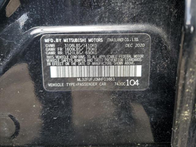 2021 MITSUBISHI MIRAGE G4 - ML32FUFJ0MHF03863
