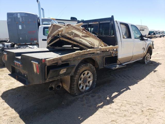 FORD F350 SUPER 2011 white crew pic diesel 1FT8W3BT3BEA84590 photo #4