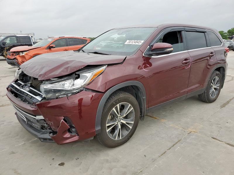 Vin: 5tdzarfh7ks059519, lot: 55124845, toyota highlander le 2019 img_1