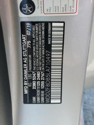 2020 MERCEDES-BENZ E 350 - WDDZF8DB5LA710497