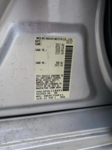 2017 NISSAN ALTIMA 2.5 - 1N4AL3AP1HC218893
