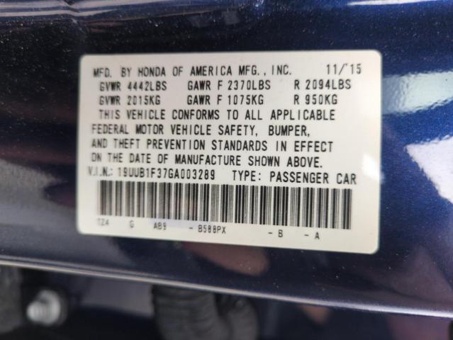 2016 ACURA TLX - 19UUB1F37GA003289