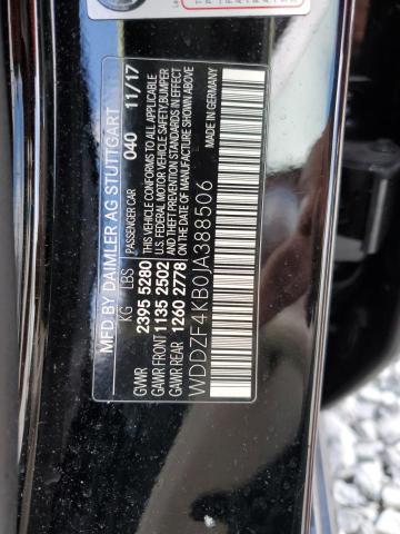 2018 MERCEDES-BENZ E 300 4MAT WDDZF4KB0JA388506