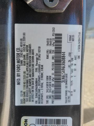 2020 LINCOLN MKZ - 3LN6L5A96LR608844
