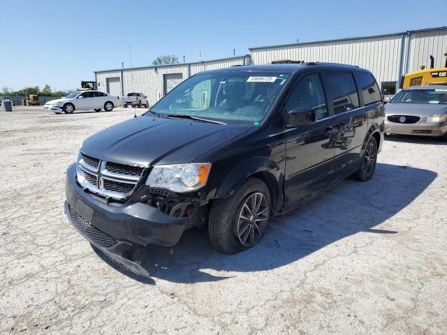 DODGE GRAND CARA 2017 black  flexible fuel 2C4RDGCG9HR649357 photo #1