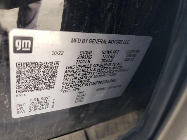 2023 CHEVROLET SUBURBAN - 1GNSKFKD8PR205665