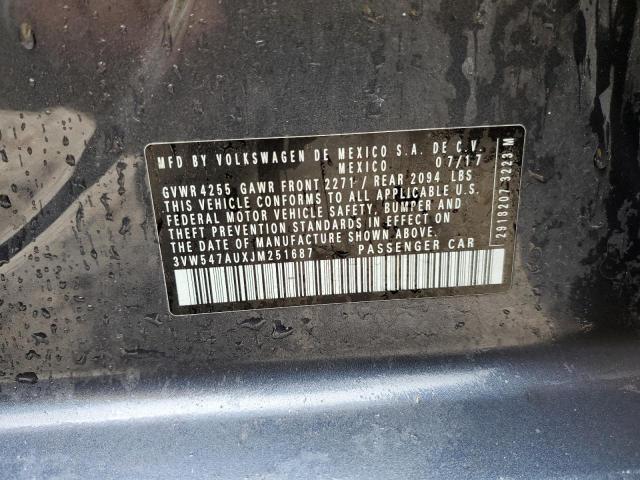 2018 VOLKSWAGEN GOLF GTI 3VW547AUXJM251687