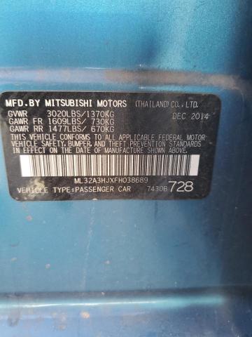 2015 MITSUBISHI MIRAGE DE ML32A3HJXFH038689